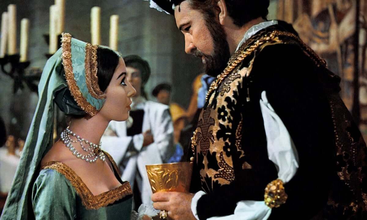 On Genevieve Bujold as Anne Boleyn