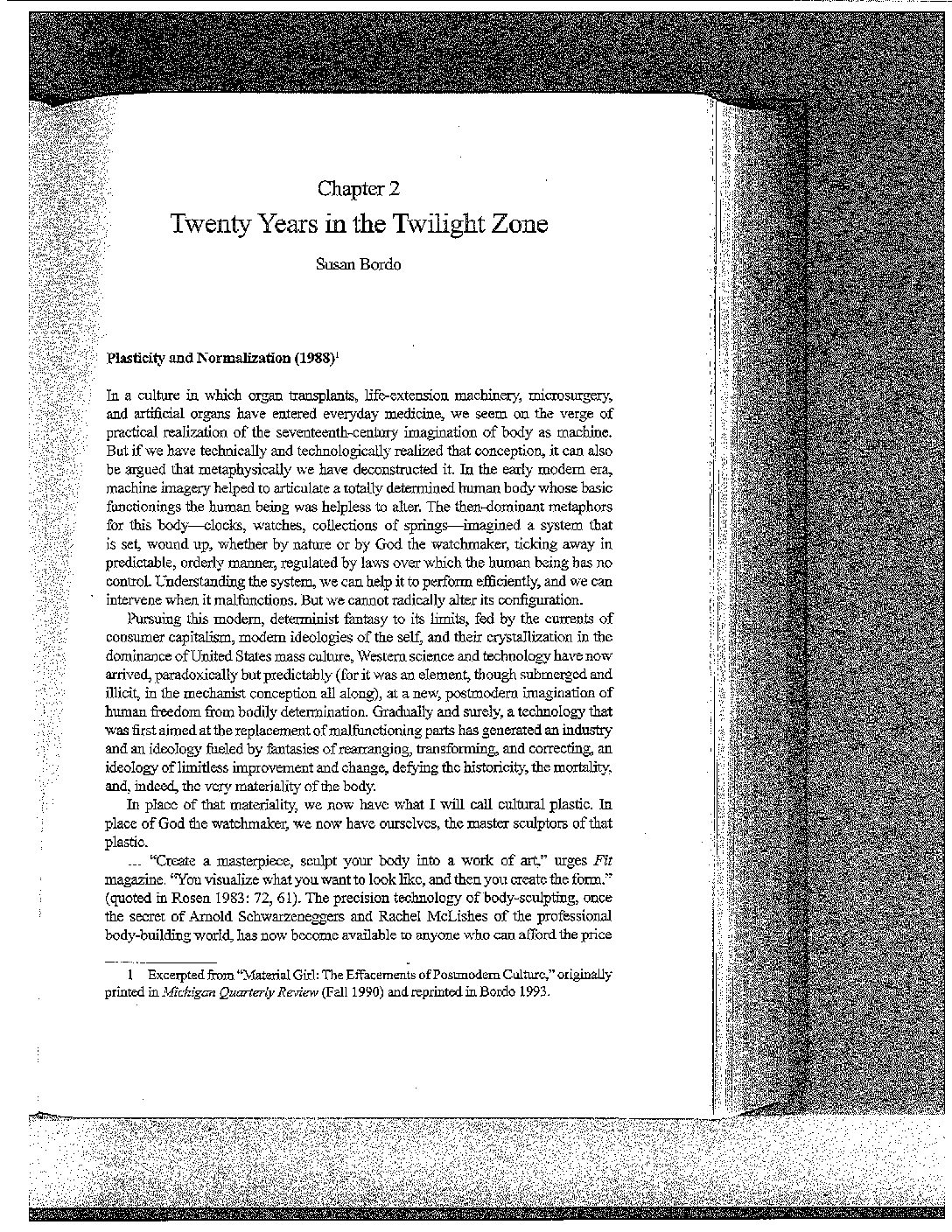 Twenty Years in the Twilight Zone