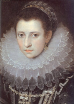 Anne in an Elizabethan collar Anne in an Elizabethan collar